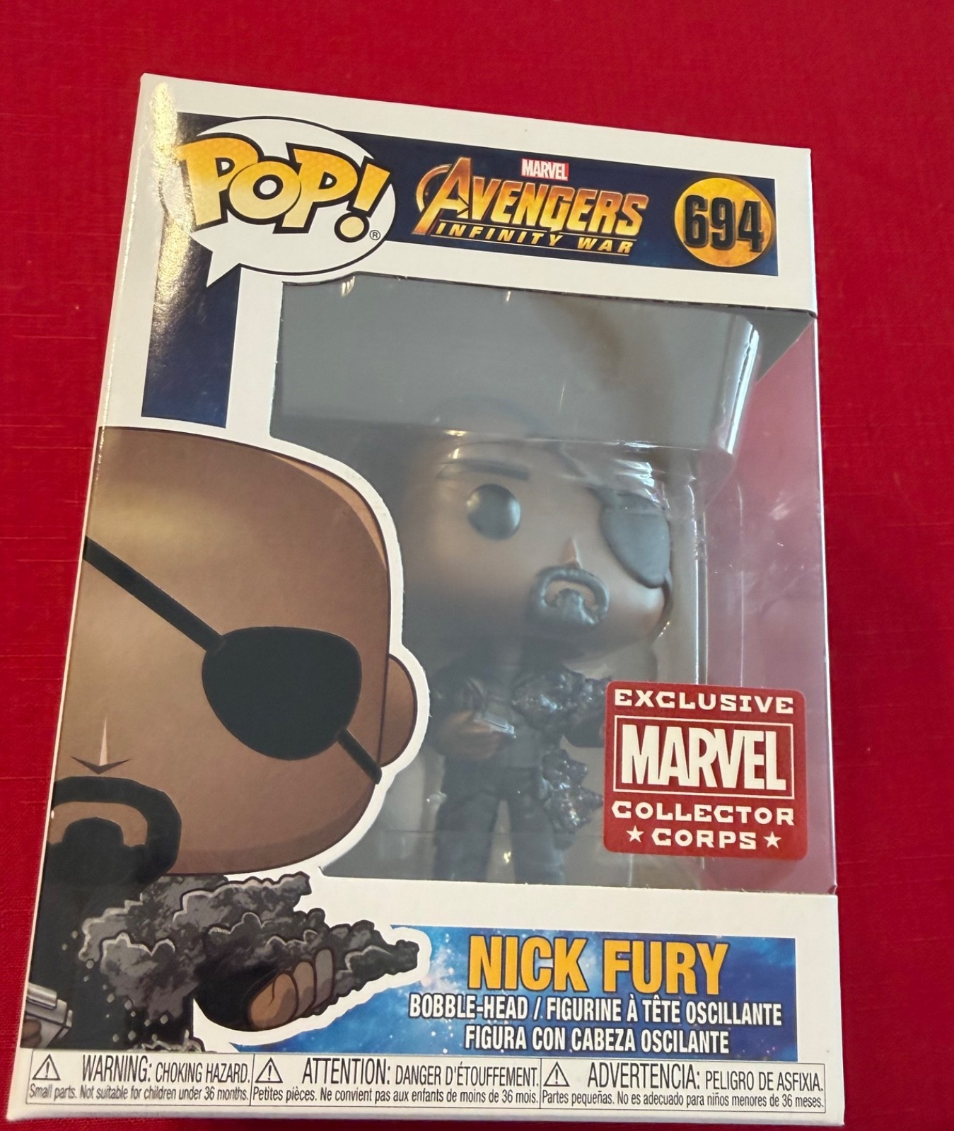 Funko Pop Marvel Collector Corps Avengers Infinity War Nick 