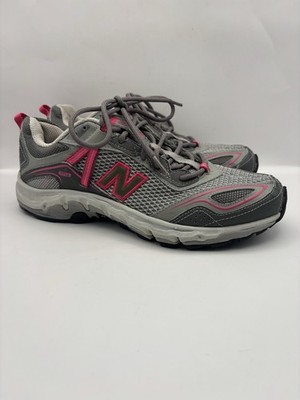 New Balance 621 All Terrain Gray And Pink Running Shoes Women Size 8.5