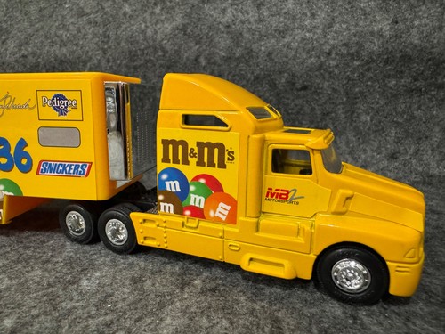 2002 M&Ms Racing 1:64 Diecast NASCAR Hauler & Car w/Card #36 Ken Schrader RARE - Picture 14 of 24