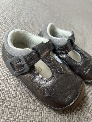 Baby Mädchen Lauflernschuhe Clarks UK Größe 3F gebraucht aber TADELLOSER ZUSTAND