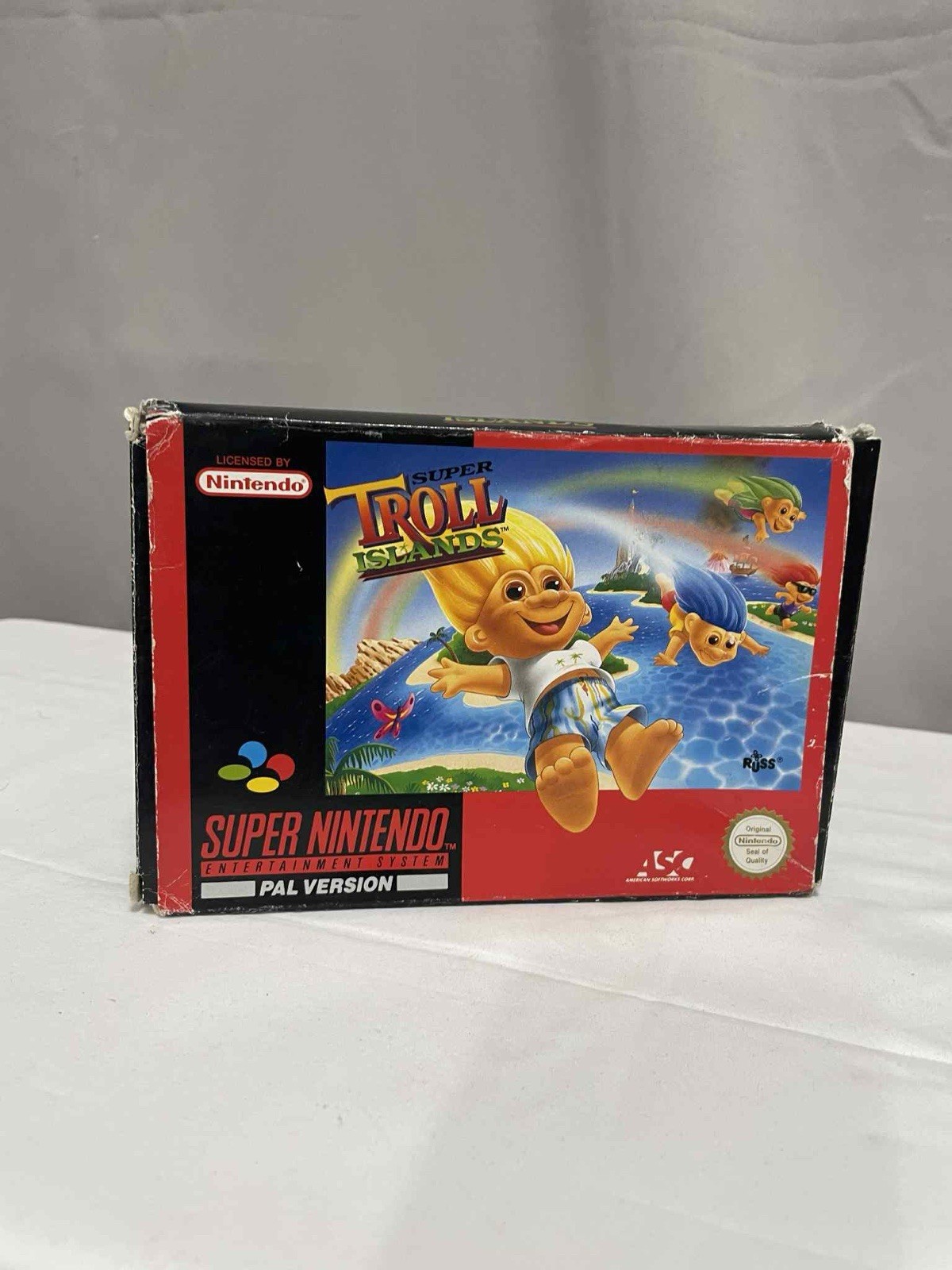 Super Nintendo Super Troll Islands UKV Very Good Condition