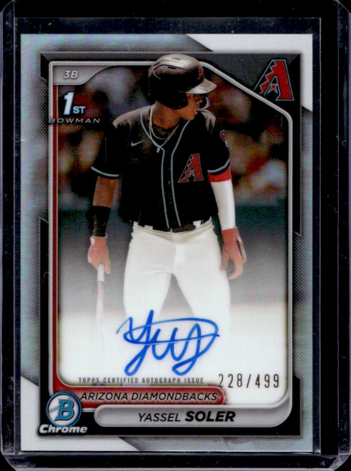 2024 Bowman Chrome Yassel Soler Auto Refractor 1st #228/499