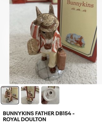Royal Doulton Bunnykins Father DB154 mit Zertifikat einwandfreier Zustand