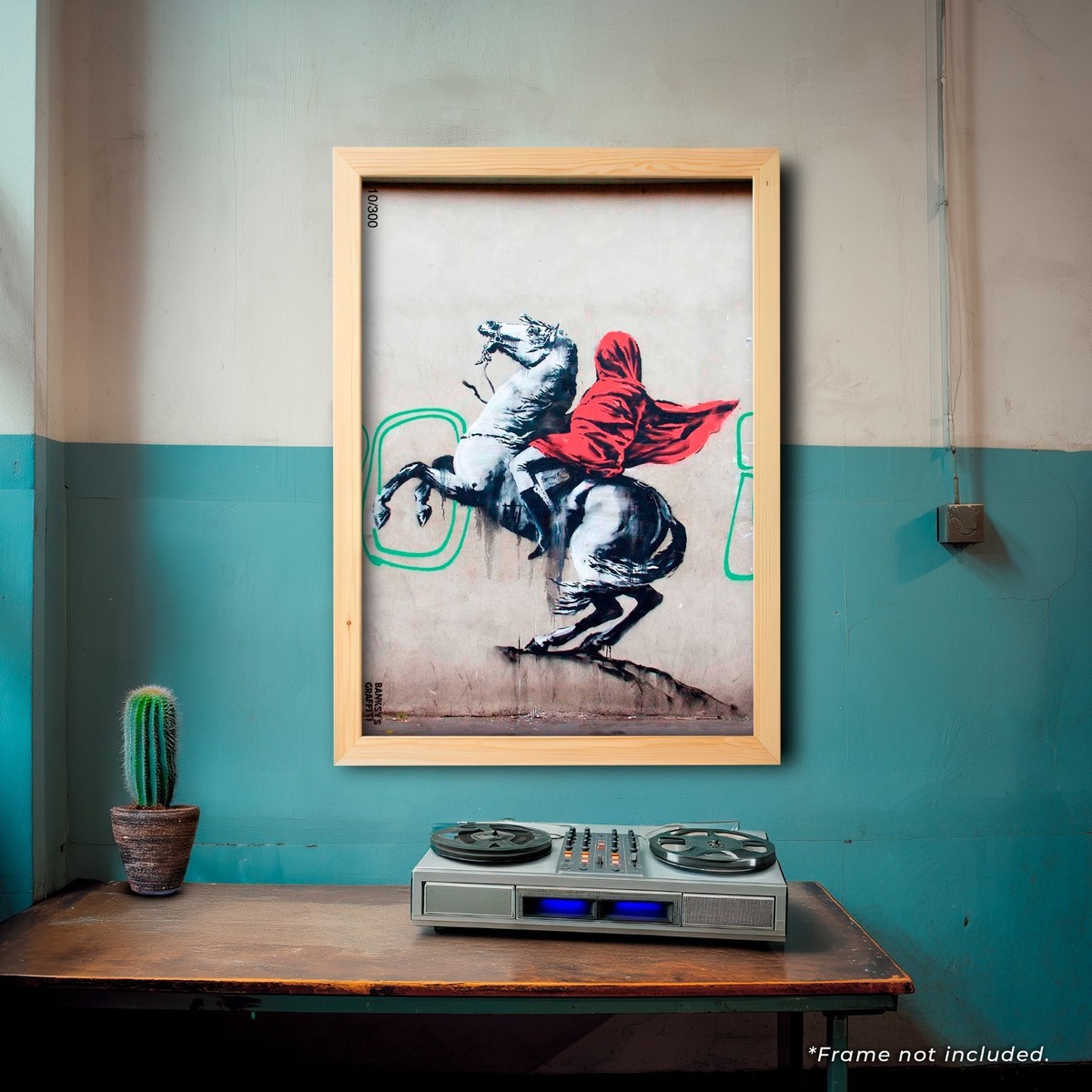Banksy's Graffiti Blind Bonaparte 24x36