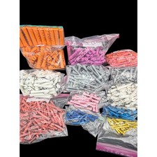 480 Professional Hair Perm Rods Bulk Lot Multi Color Cold Wave Rollers stretch