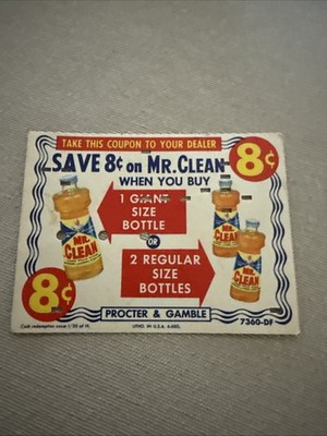 Mr. Clean Procter & Gamble Coupon