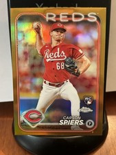 2024 Topps Chrome Baseball Carson Spiers Gold Refractor /50 RC 🔥