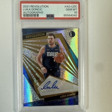 2021-22 Panini Revolution - Autographs Luka Dončić #AG-28 (AU)