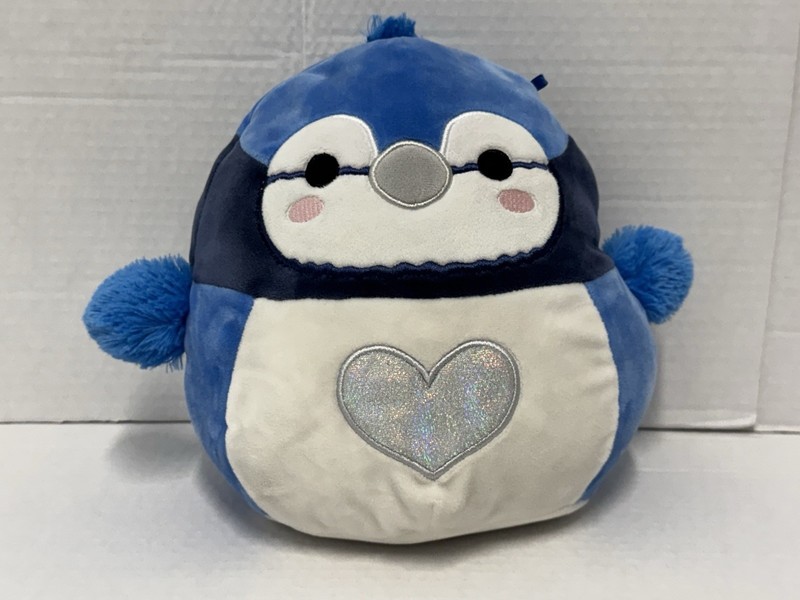 Squishmallows Babs Blue Jay 8" Valentine's 2023 Plush Toy Stuffed Animal - Used