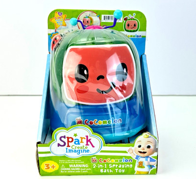 Spark Cocomelon 2 in 1 Spraying Bath Sound Lights Toy NEW