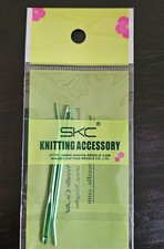 2 x SKC Bent Tip Large Eye Aluminium Sewing Tapestry Yarn Needles Curved