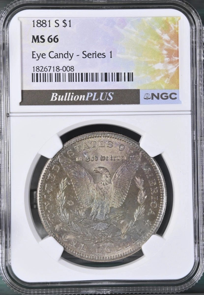 25+ MS 66 Graded 1881 Year Morgan US Dollars (1878-1921) for sale