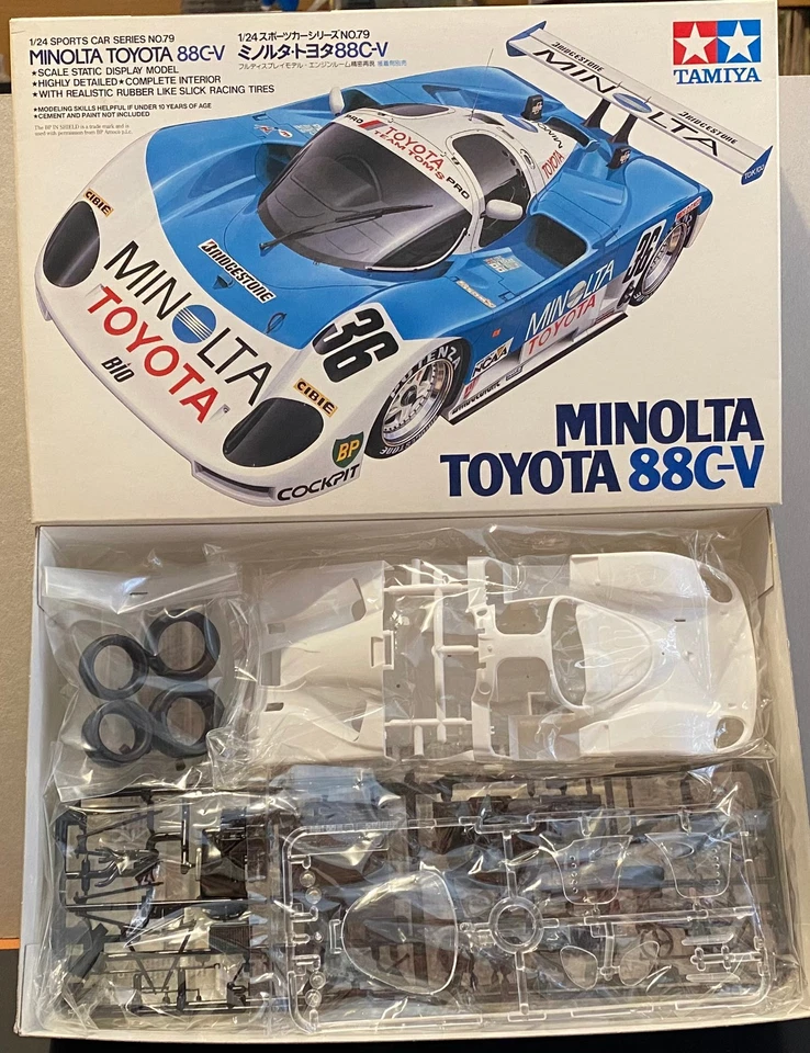 TAMIYA 1/24 - Ref: 24079 - TOYOTA 88C - MINOLTA - TEAM TOM'S - Immagine 2 di 4