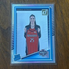 2025 Panini Donruss WNBA Sonia Citron #87 Rated Rookie Silver Holo - Mystics RC