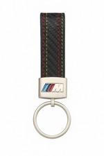 BMW M Keyring Leather Black Keyring - Sale Last Pieces