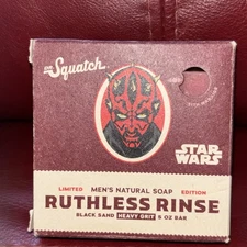 Dr. Squatch Ruthless Rinse Star Wars Natural Bar Soap for Men, 5