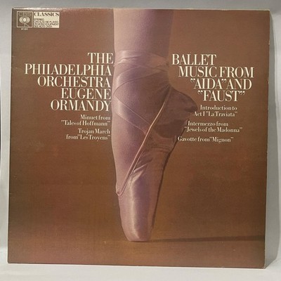 Ballettmusik von Aida und Faust, Eugene Ormandie 12'' Vinyl Schallplatte
