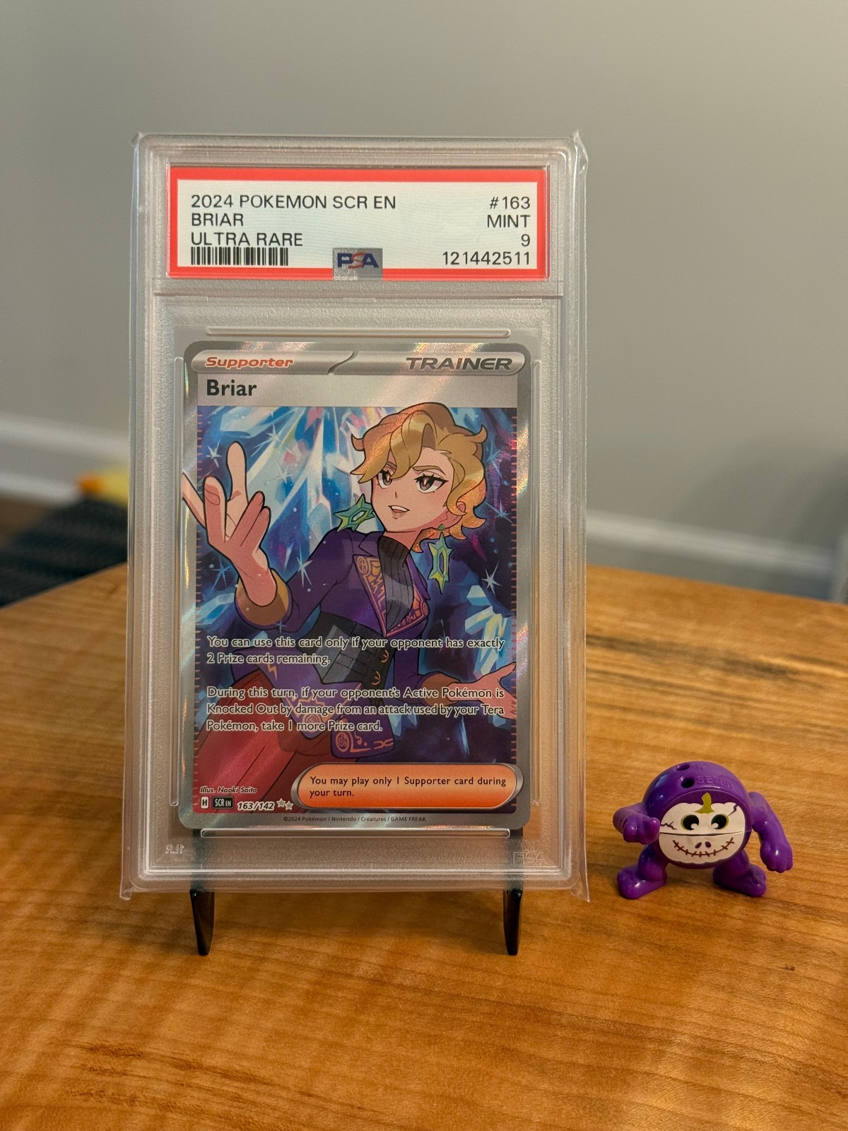 Briar 163/142 (Ultra Rare; NM; PSA 9) Sv: Stellar Crown - Pokémon TCG