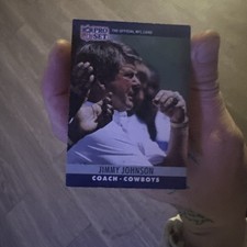 Jimmy Johnson Pro Set Football Card.  NFL HOF
