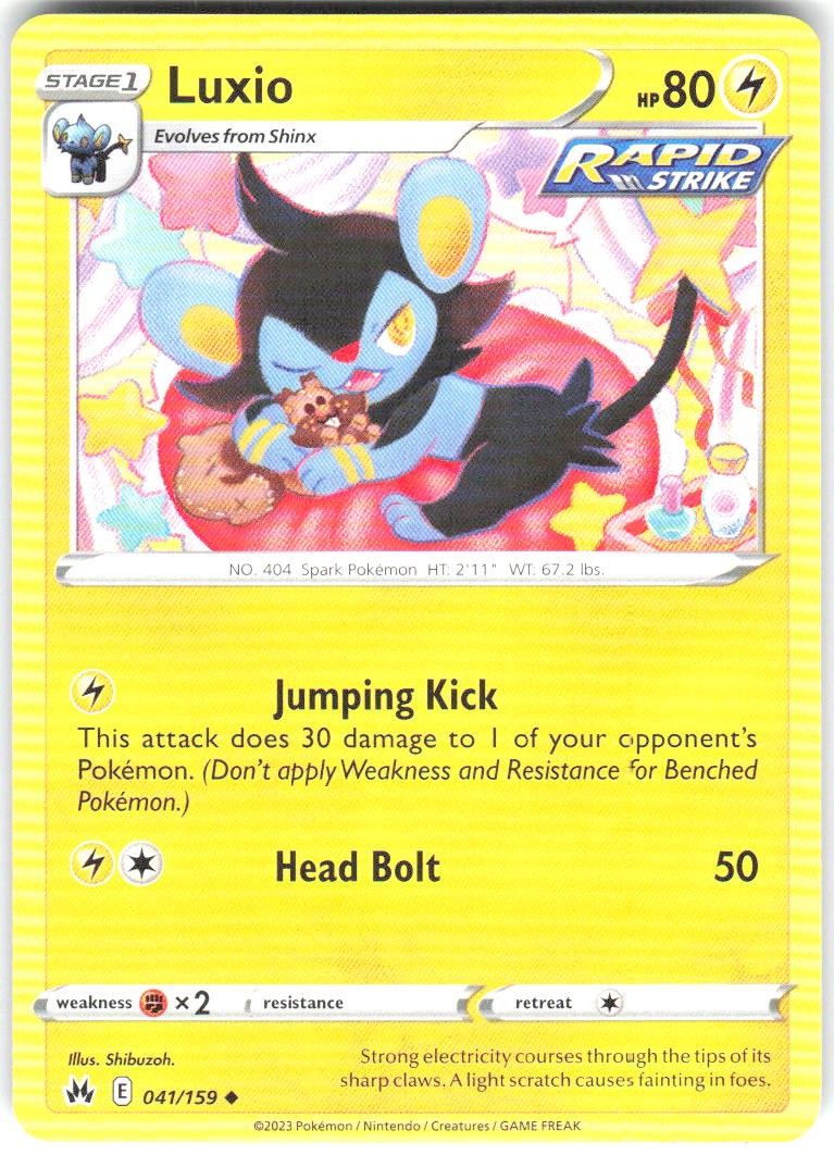 Luxio (41) 041/159 SWSH: Crown Zenith