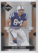 2008 Leaf Limited Phenoms Spotlight Bronze /125 Jacob Tamme #239 Rookie RC