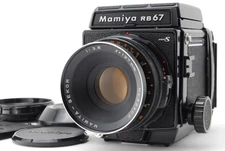🎦[ Near MINT ] Mamiya RB67 Pro S + Sekor 127mm f/3.8 + 120 Film Back From JAPAN