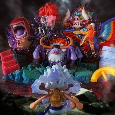 ONE PIECE ワンピース ワーコレ WCF PREMIUM ３点セット PSL BANDAI One Piece World Collectible Figure WCF PREMIUM Luffy vs