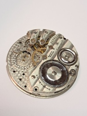 Dueber Hampden 21 Jewel ''Chronometer'' partial,movement As Is.