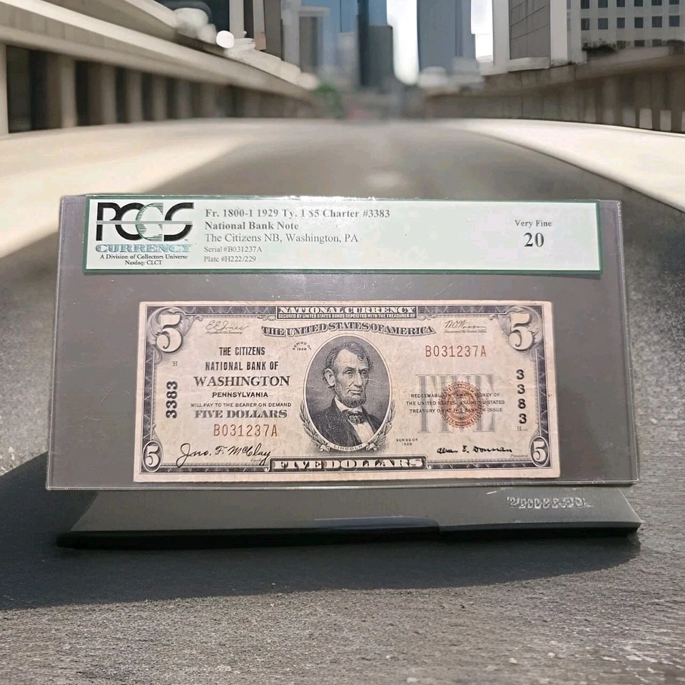 $5 1902 The First National Bank of Swissvale, Pennsylvania – PCGS 20 Very Fine - Image 3 of 4