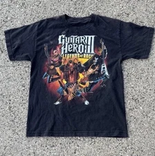 Guitar Hero 3 Vintage Shirt Medium Gothic Grunge Cyberpunk Graphic Tee