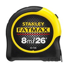 STANLEY FATMAX 8m/26' Tape Measure, Blade Armour Coating, 3.3m Standout, Magn...