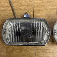 Lucas Square 8 Chrome Fog & Spot Lamps.  Pair