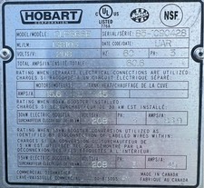 Hobart Commercial Dishwasher CLPS66E, 85-1096428 $40k+ MSRP Nice School Surplus