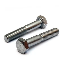 M8 Hex Cap Bolts / Screws, A2 Stainless Steel, 1.25 Coarse DIN 933 931 Tap 18-8