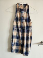 Urban Outfitters Plaid Sleeveless Button-Down Dress - Size Small
