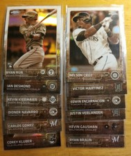 2015 Topps Chrome Sepia Refractors Fill your set you pick choice 