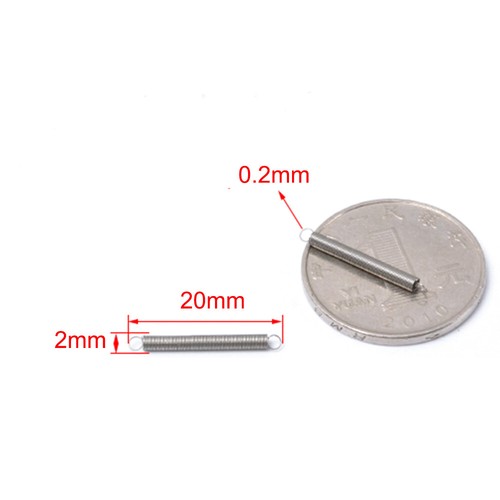 Spring Steel Small Tension Spring Wire Diameter 0.2mm Tension Expansion Spring - Picture 26 of 51