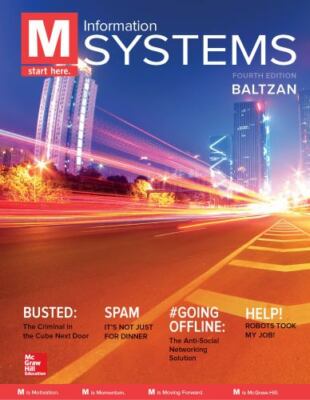 M: Information Systems by Baltzan, Paige