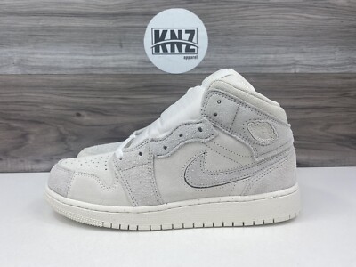 Nike Air Jordan 1 Mid SE GS Craft Pale Ivory Sail Shoes FN7449-100