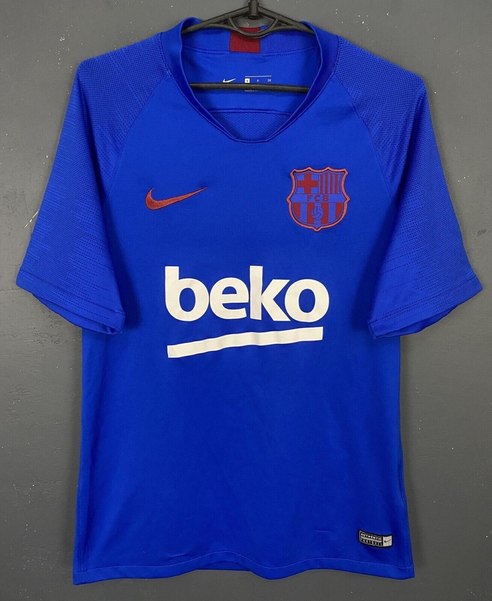 NIKE MEN'S BARCELONA 2019/2020 TRAINING TOP SOCCER FOOTBALL SHIRT