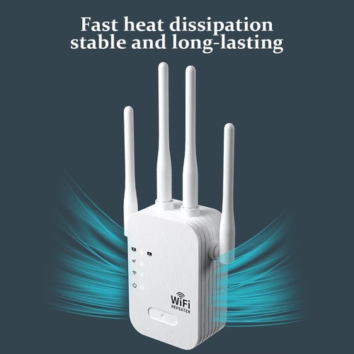 1200 Mb/s Dual-Band 2,4/5G 4 anteny WLAN-Repeater Router Wi-Fi Range Ex Q4U1 - Zdjęcie 7 z 11