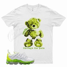 White SMILE Shirt for N Vapormax Plus Tennis Ball Electric Green Volt Lime
