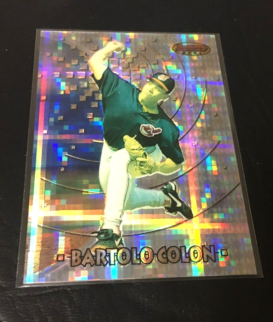 BARTOLO COLON 1997 BOWMAN'S BEST PREVIEW ATOMIC REFRACTOR INSERT CARD BBP19 RARE