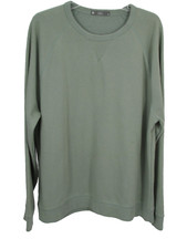 NWOT MEMBERS MARK Pullover Sweatshirt Men Size XL Green Crew Neck French Terry