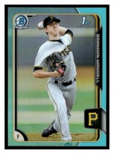 2015 Bowman Draft #77 Brandon Waddell Chrome Blue Sky Refractors