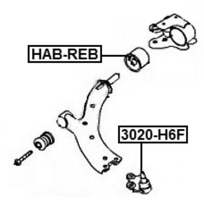 その他 01 Ball Joint Front Lower Arm For HAVAL H6 17- , 2904150XKZ16A
