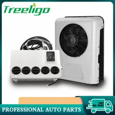 12V Split 12000 BTU Truck Cab Air Conditioner AC Fits Semi Trucks RV Caravan Bus