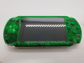 Sony PSP-3000 Playstation Portable Handheld Console Clear Green Customized