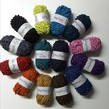 Papillon uni oder bicolore 50g Knäuel Fa. Gründl Rüschengarn