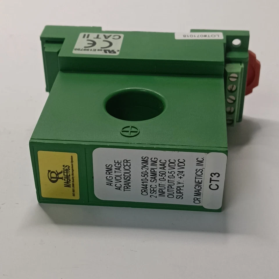 CR Magnetics CR4410-50-2KMS AC Voltage Transducer 0-5VDC CR4410502KMS Lot of 4 - Image 3 of 4